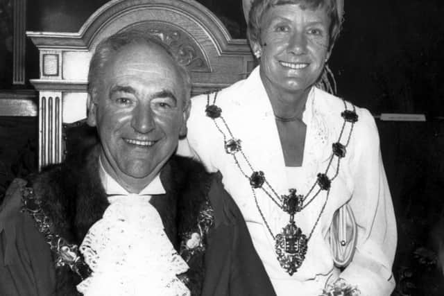 John and Mavis Tavernor when they were mayor and mayoress of Fylde in 1988/9