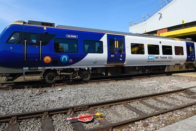 Northern has even renamed one of its trains 'Key worker' in honour of those who have continued to keep essential services running during lockdown. Pic: Northern