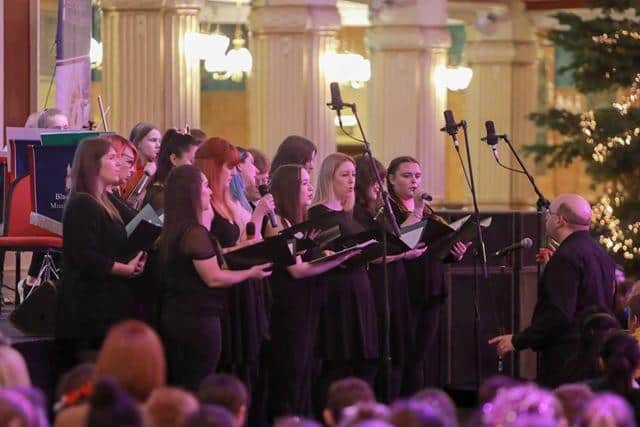 The BMS contemporary choir are continuing to raise spirits through song during the coronavirus pandemic. (Photo: Daisy Meredith)