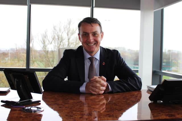 Andy Pilley, chairman of Fleetwood Town Football Club and BES Utilities