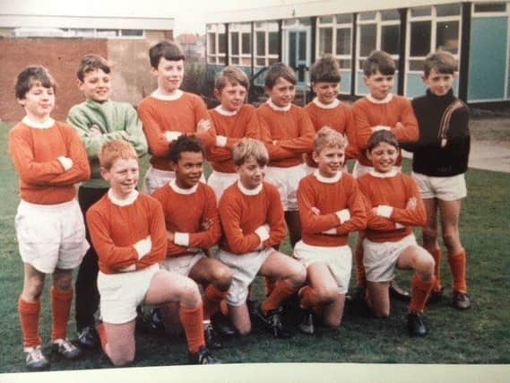 Can you spot Michael Robinson in this picture of Blackpool Schools Under-11s (answer at end of article)?