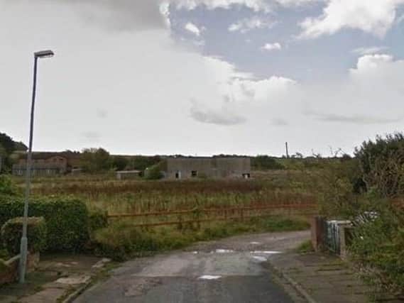 Land off Holts Lane close to where new homes are planned