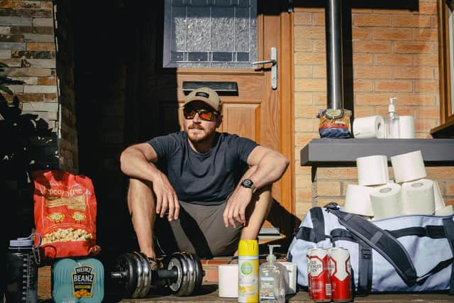 Ella Jay Coxhead took photos of residents under lockdown in her street for donations to the Trussell Trust food bank charity. (Photo: Ella Jay Photography)