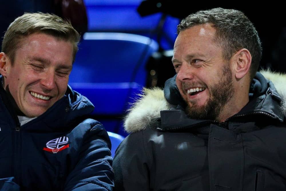 Jay Spearing pictured with his close friend Stephen Darby