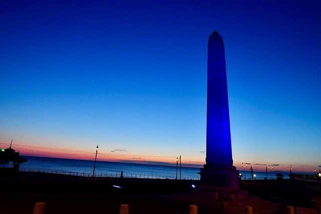 Blackpool's Cenotaph will be illuminated to mark VE Day 75