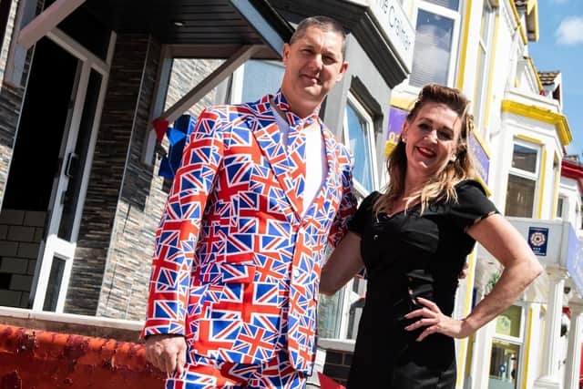 Craig and Paula Brown of the Craimar Hotel in Hull Road where hoteliers are set to hold a socially distanced street party on VE Day 75