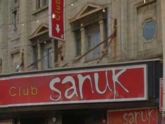 The former Club Sanuk nightclub