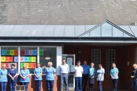 NHS staff celebrate the 125th anniversary of Fleetwood Hospital