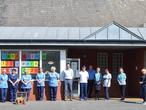NHS staff celebrate the 125th anniversary of Fleetwood Hospital