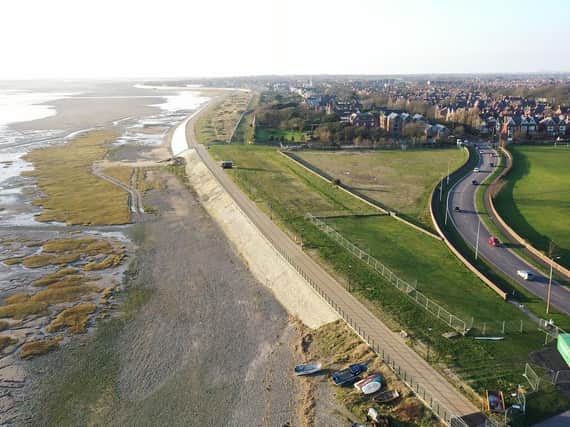 The new-look promenade from Church Scar to Fairhaven