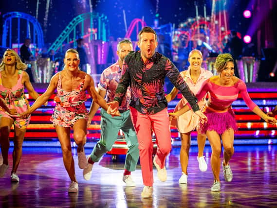 BBC pictures Strictly Come Dancing at Blackpool Tower 2019