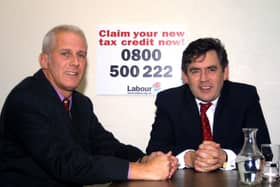 Gordon Marsden and Gordon Brown in 2002