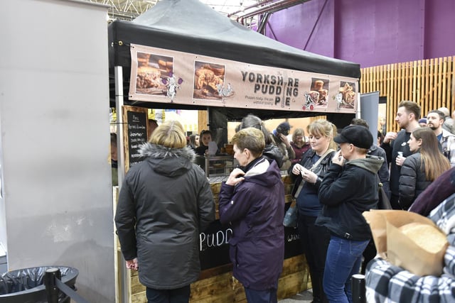 A Yorkshire Pudding Festival at Leeds Kirkgate Market in February.