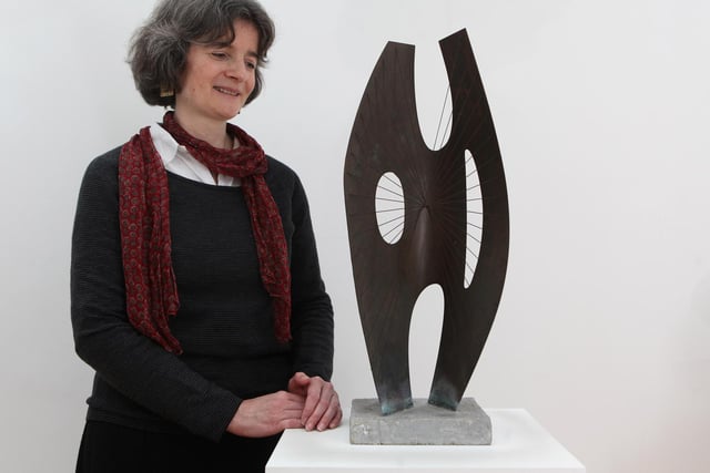 Opened in 2011, the museum featured a major gift of works from Hepworth's family. Pictured in granddaughter Sophie Bowness prior to opening.
