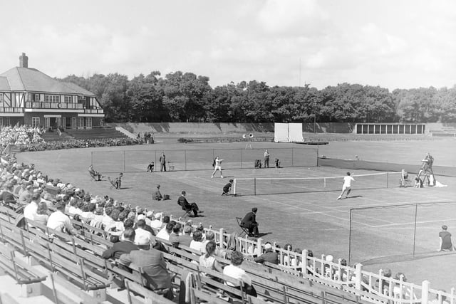 In 1959 Kramer Tennis Circus came to Blackpool Cricket Club ground
