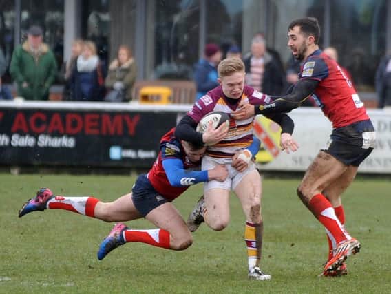 Fylde in action against Hull Ionians two seasons ago - the clubs are due to renew acquaintances in 2020/21