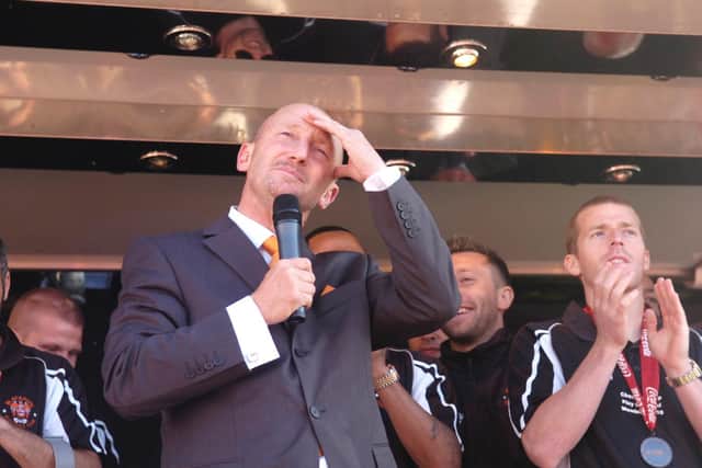 Ian Holloway pushed his players 'through the ceiling' but all their efforts were rewarded with an amazing promotion party