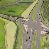 The new A585 junction plan near Singleton