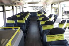 Blackpool Transport has put signs on its buses and closed off seats to allow social distancing but is asking passengers to stick to the coronavirus guidelines as a minority have been flouting them.