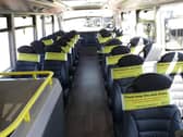 Blackpool Transport has put signs on its buses and closed off seats to allow social distancing but is asking passengers to stick to the coronavirus guidelines as a minority have been flouting them.