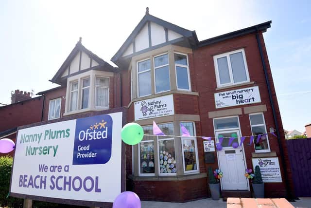 Nanny Plum's nursery has received beach school status from Lancashire County Council.