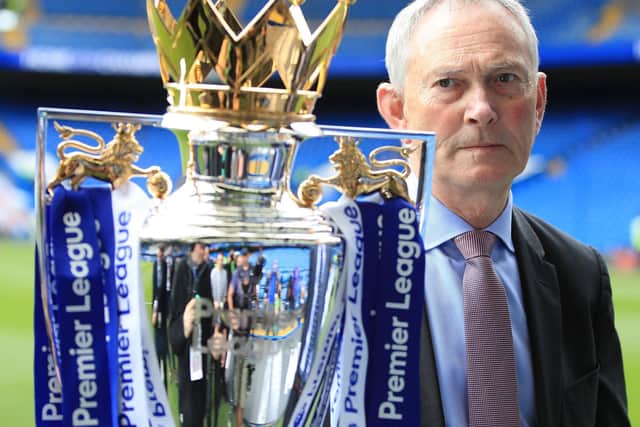 Premier League chief executive Richard Scudamore paid newly promoted Blackpool a visit