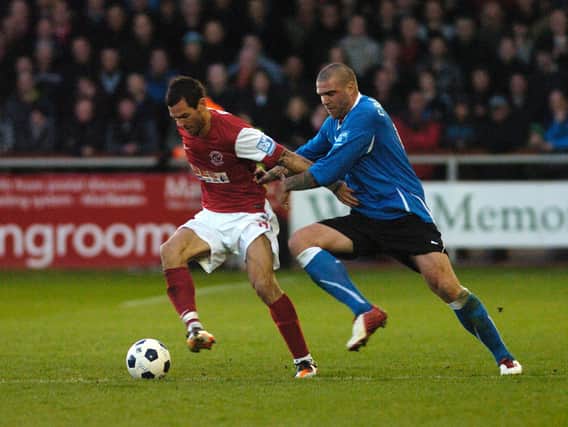 Former Fleetwood Town striker Gareth Seddon