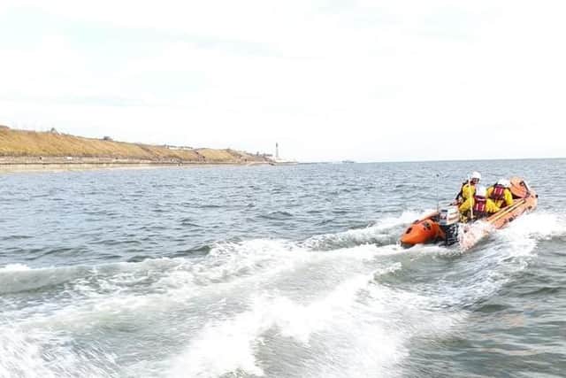 Three lifeboats were launched and four people rescued. Pic: RNLI