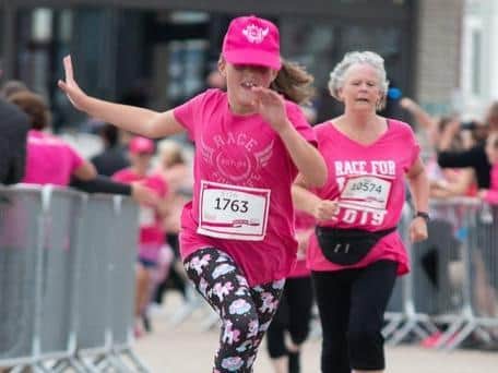 The charity's Race for Life event in Blackpool has been cancelled.