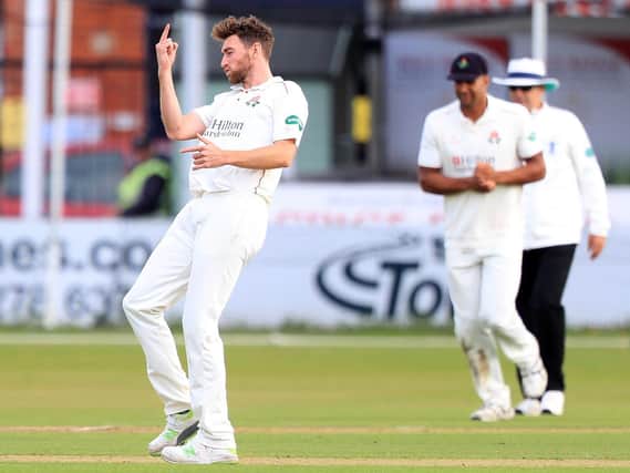 Lancashire bowler Richard Gleeson