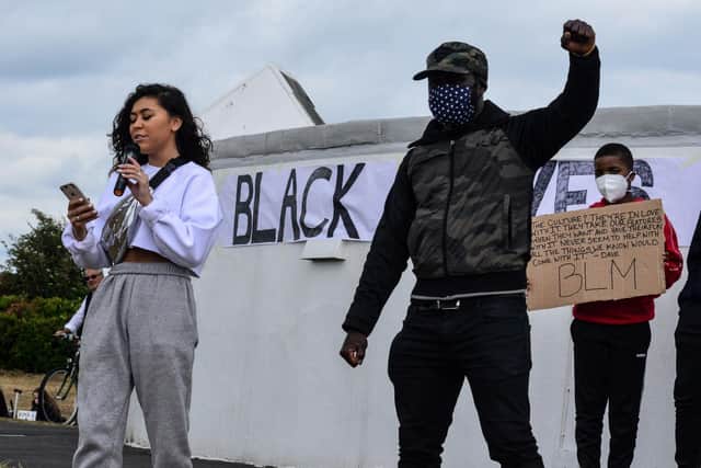 The Black Lives Matter protest at Lytham