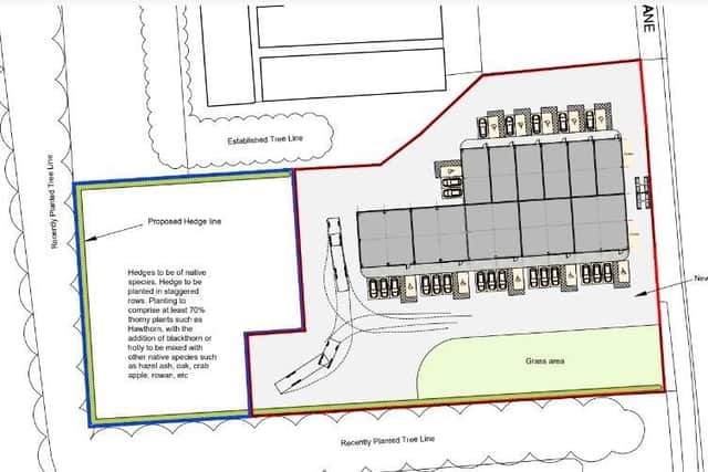 Plans submitted for the planned units at Coppice Farm