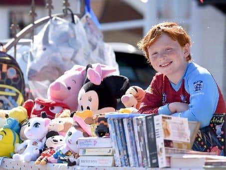 Nine-year-old Dalton Gearing from Cleveleys has raised over 1000 for Blackpool Victoria Hospital's charity, Blue Skies Hospital Fund.