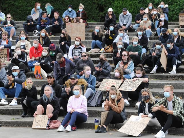 The recent Black Lives Matter event at Stanley Park, Blackpool