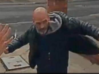 The man pulled out asyringe and threatened a police officer and a member of the public with the needle. (Credit: Lancashire Police)