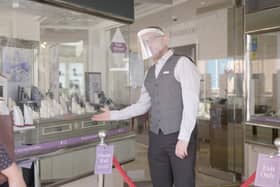 How it will look inside Beaverbrooks the jewellers in Blackpool under coronavirus safety conditions