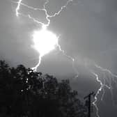 Tom Morton's picture of lightning over Lytham