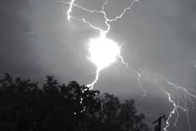 Tom Morton's picture of lightning over Lytham