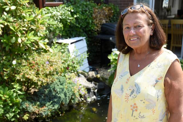 Pauline O'Rourke was overjoyed to discover that Dolly the duck had laid seven eggs in her pond, while shielding at home during the coronavirus pandemic.