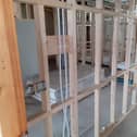 Work progresses on the The Pantry, which will house both the Fleetwood St Vincent de Paul Food Bank and the Mustard Seed Project within the revamped Fleetwood Hospital building.