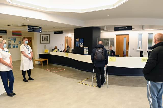 Inside the outpatients department (Picture: Paul Canning/Medical Photography/Blackpool Victoria Hospital)