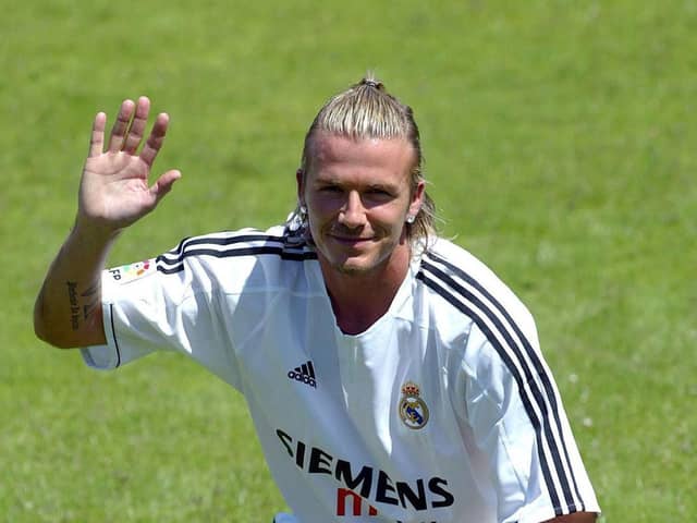 David Beckham joined Real Madrid on June 17, 2003