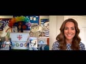 Kate Middleton virtually joined children at WaterlooPrimaryAcademy in Blackpool.