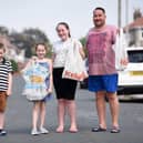 Paul Clarke and his children Elliott, Evie and Alicia have been busy delivering "thank you bags" to key workers across the Fylde coast.