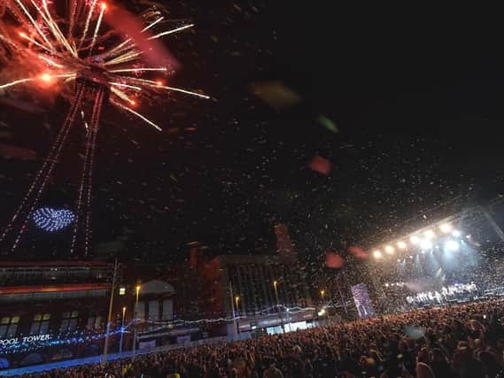 Blackpool Illuminations Switch On event 2019 at Blackpool Tower Headland Arena picture Martin Bostock