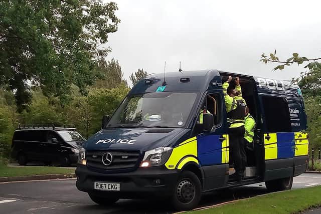 An 18-year-old man has been arrested in connection with the organisation of the rave.