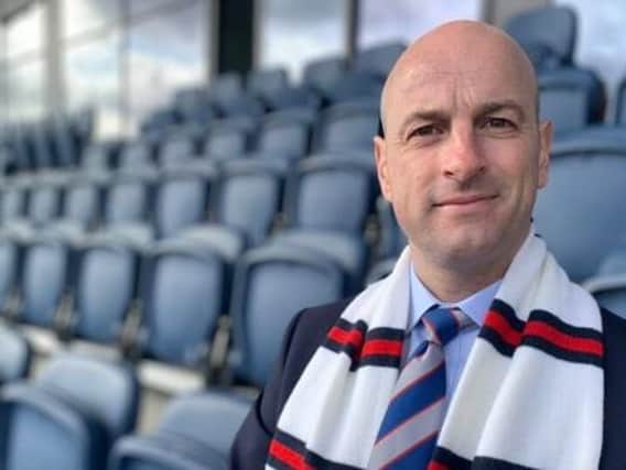 Chief executive Jonty Castle has agreed a way forward for AFC Fylde with chairman David Haythornthwaite and manager Jim Bentley  Picture: AFC FYLDE