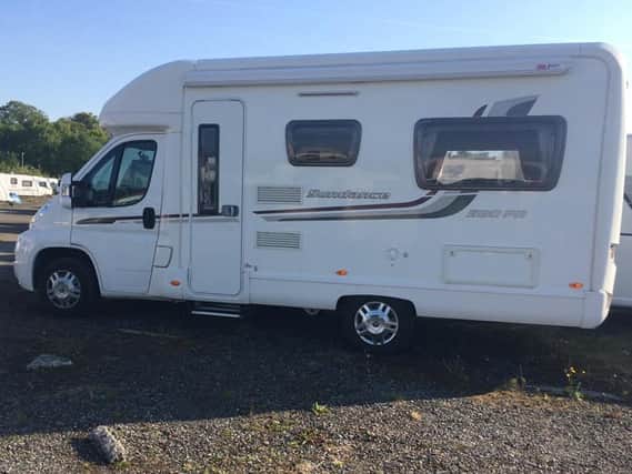 The motorhome was reported stolen from St Annes on Thursday afternoon