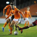 Blackpool striker Ryan Hardie