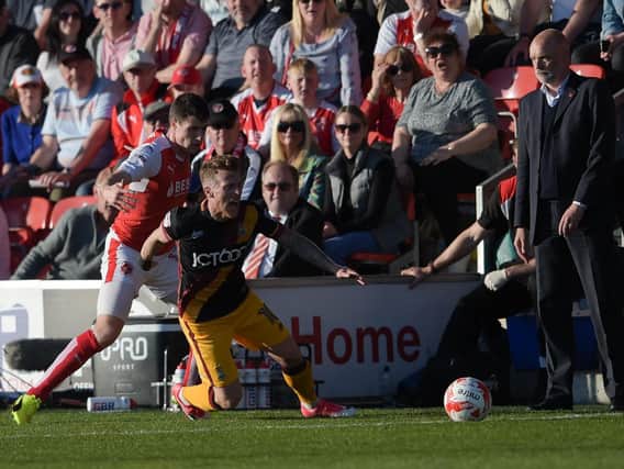Uwe Rosler saw his Fleetwood Town side fall at this stage in the play-offs against Bradford City